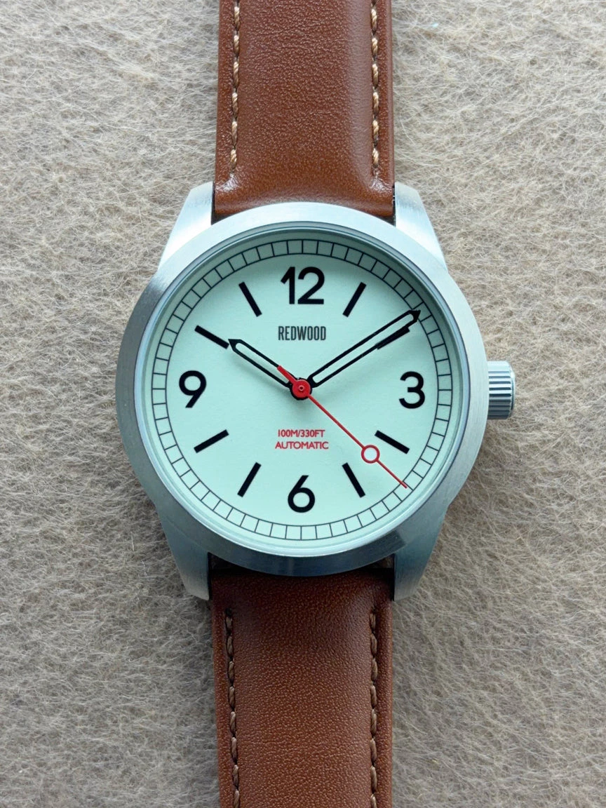 Redwood Watches Prototype - Field v3 - Polar Full-Lume