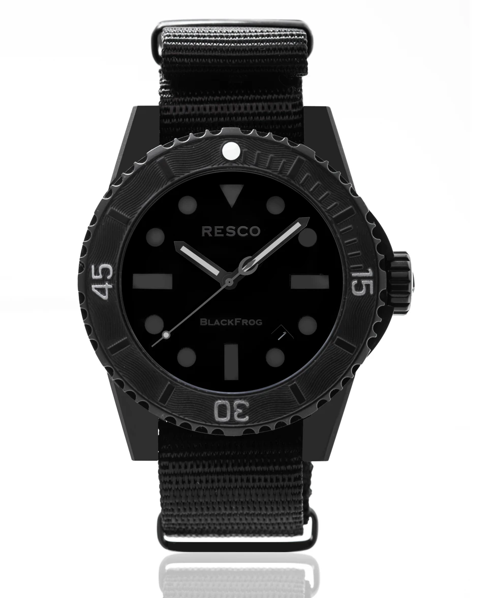 Resco BlackFrog Patriot Gen2 (DLC, 42/45mm, Quartz/Auto)