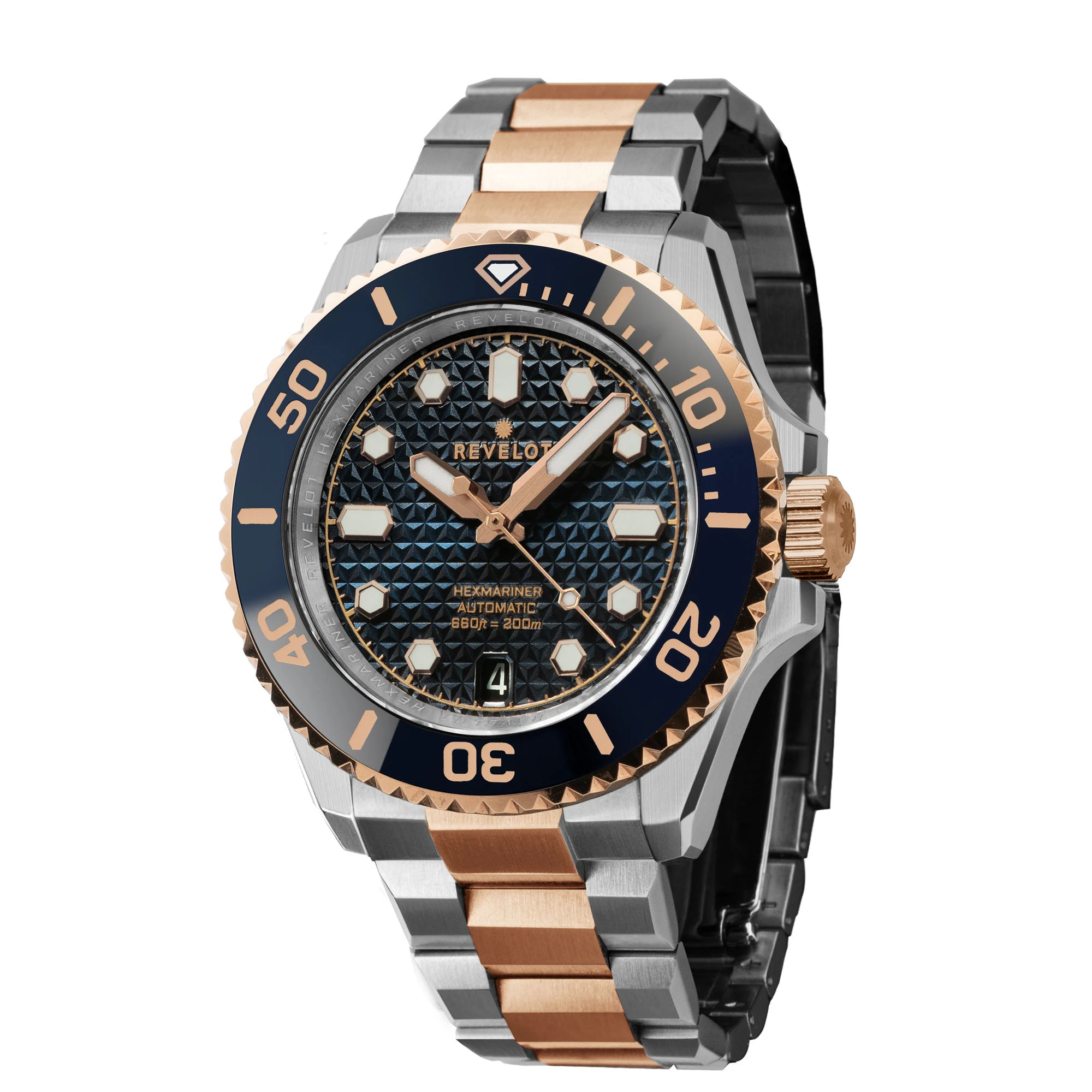 Revelot Hexmariner 39 Stormrose Bicolor Steel
