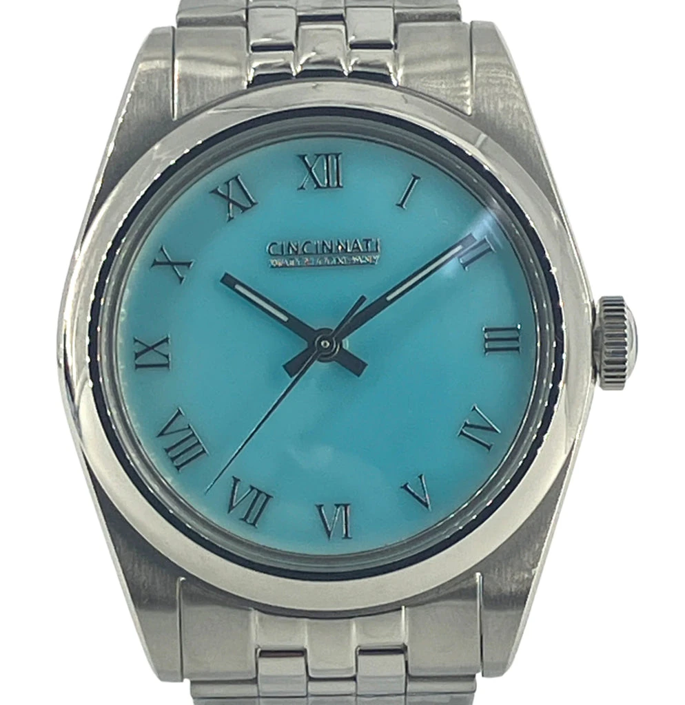 Cincinnati Watch Company Robin's Egg Blue Enamel Dial