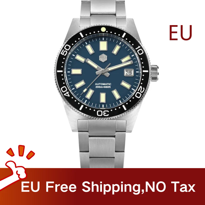 San Martin Fans Discount Edition 39mm 62mas Dive Watch SN007GB