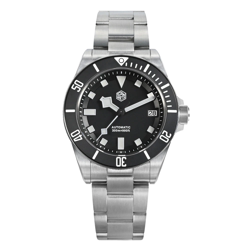 San Martin Watchdives x San Martin Classic 39mm Automatic Dive Watch SN0121G