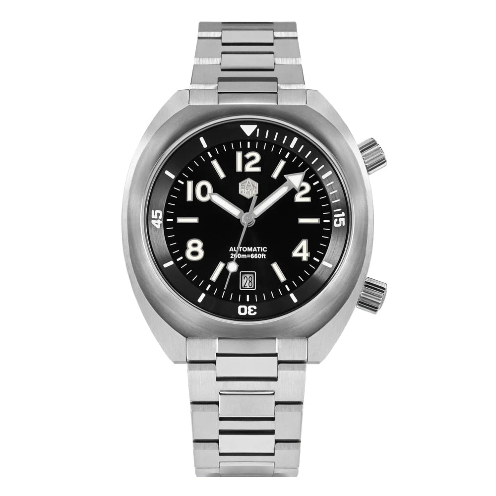 San Martin Bidirectional Turn Chapter Ring Dive Watch SN0066G