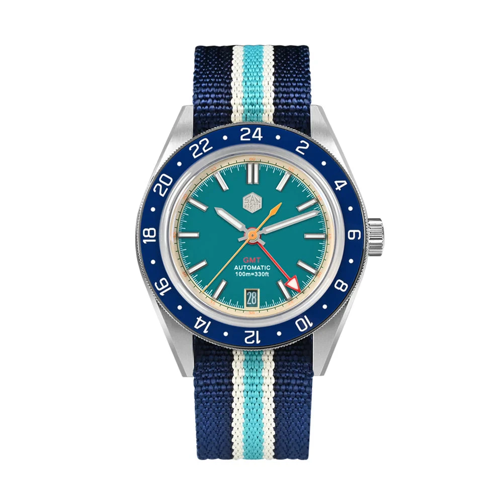 San Martin Original Design NH34 39.5mm GMT Watch SN0116
