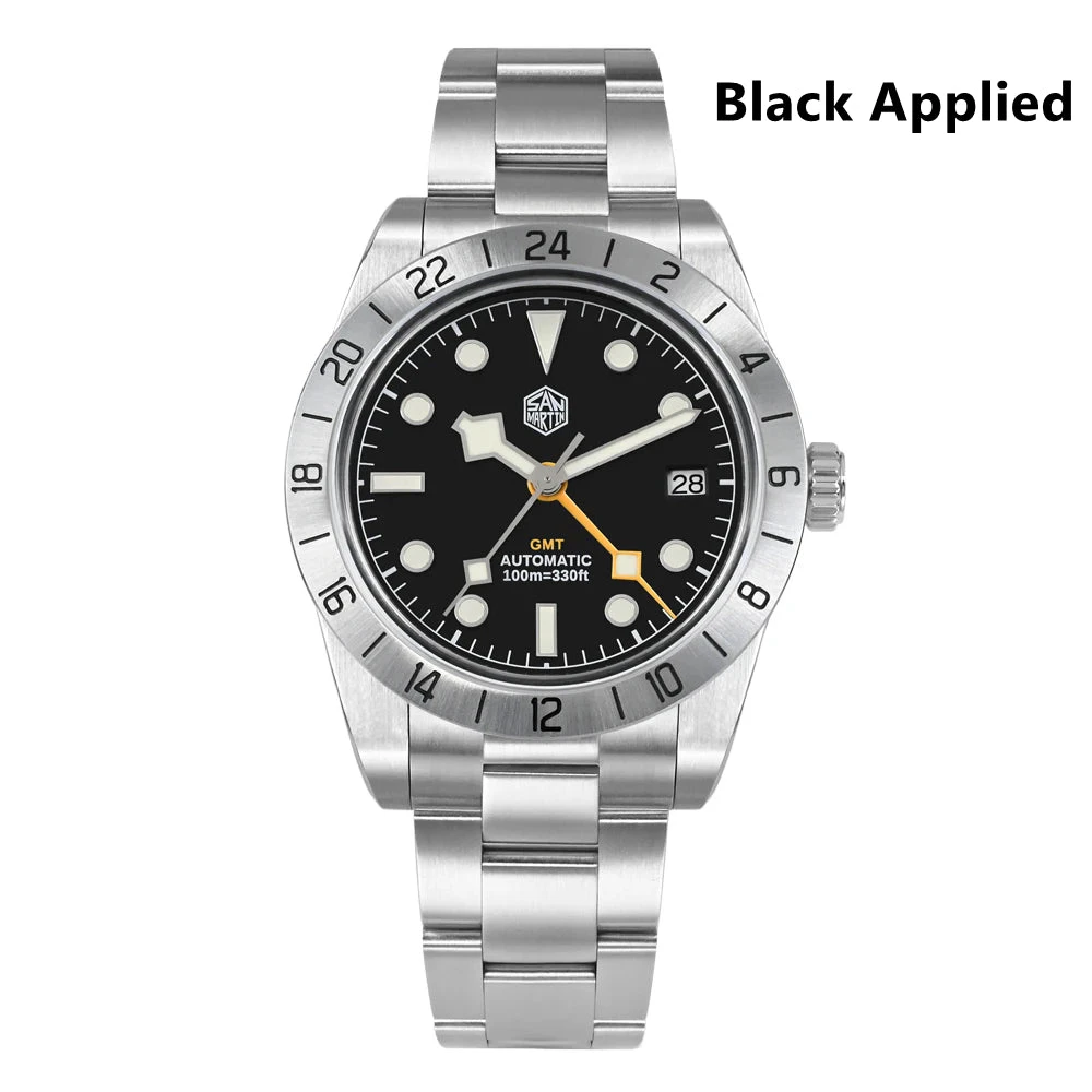 San Martin 39mm BB NH34 GMT Watch SN0054-GE