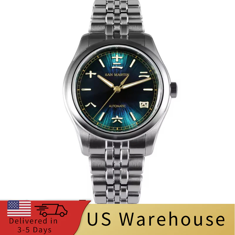 San Martin 39mm MIYOTA 90S5 Automatic Mechanical Watch SN0144
