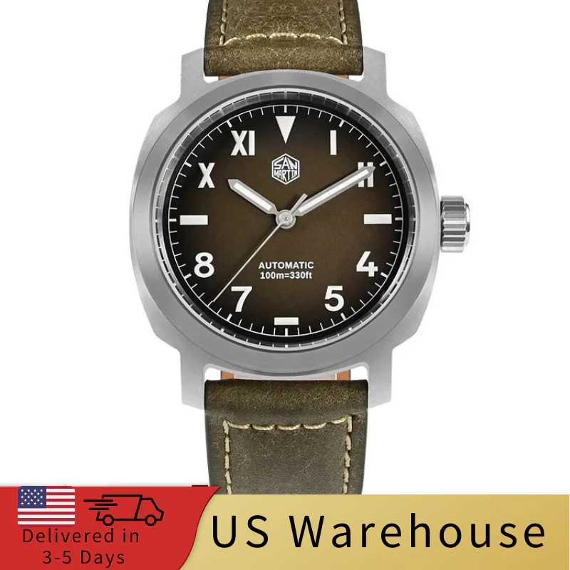 San Martin 40mm Vintage Men Watch SN0065