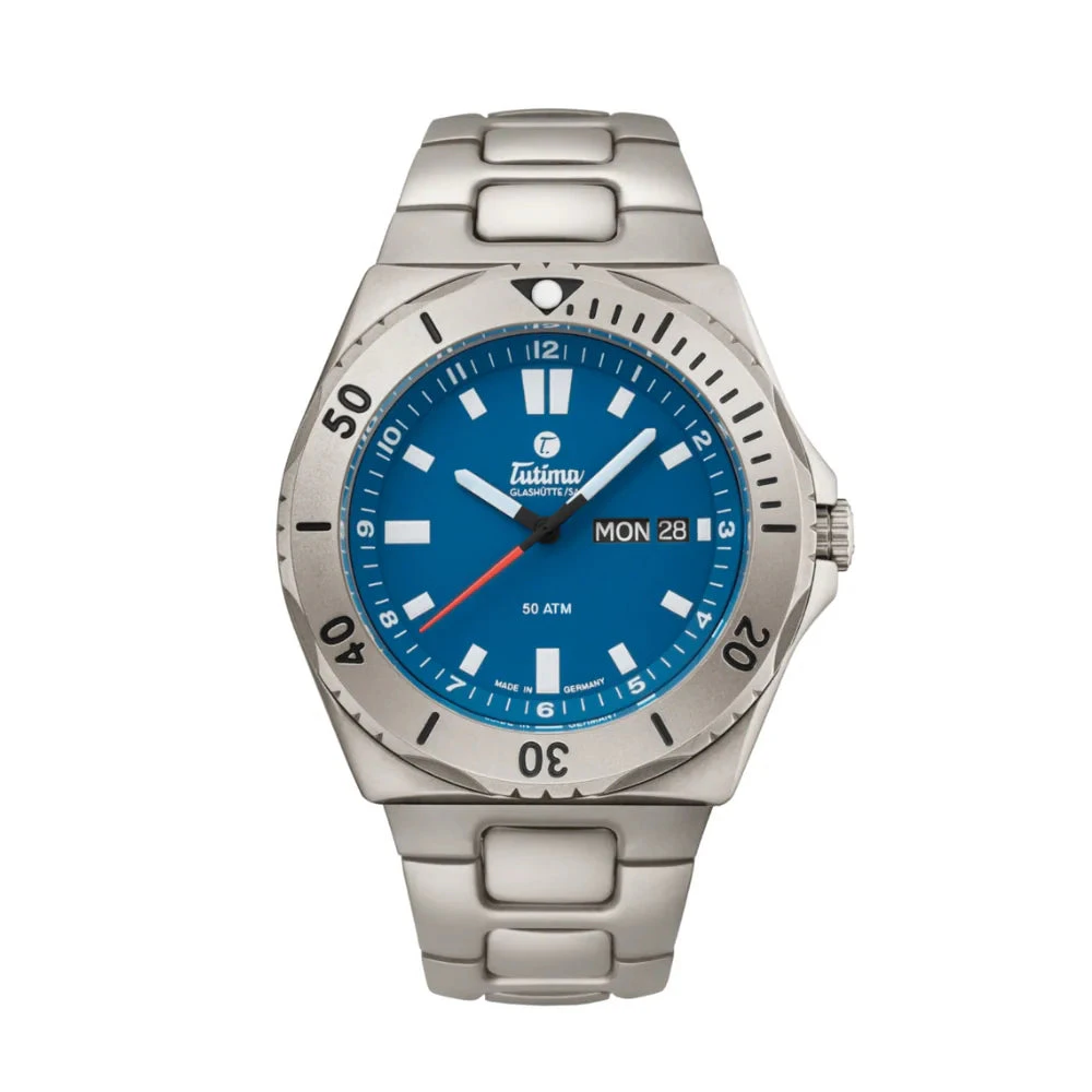 Santurce Tutima M2 Seven Seas Titanium Blue