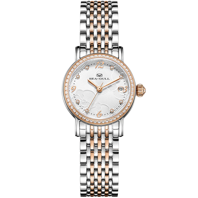 Seagull Lady's Series Flower Dial Dress Watch 27mm