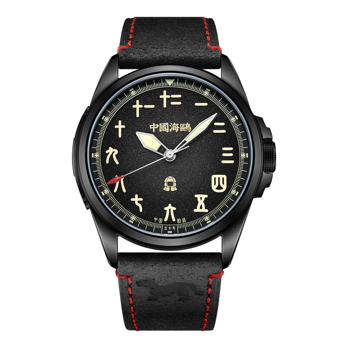 Seagull Qin Dynasty "Black Warrior" Chinese Style Dial Watch 43mm
