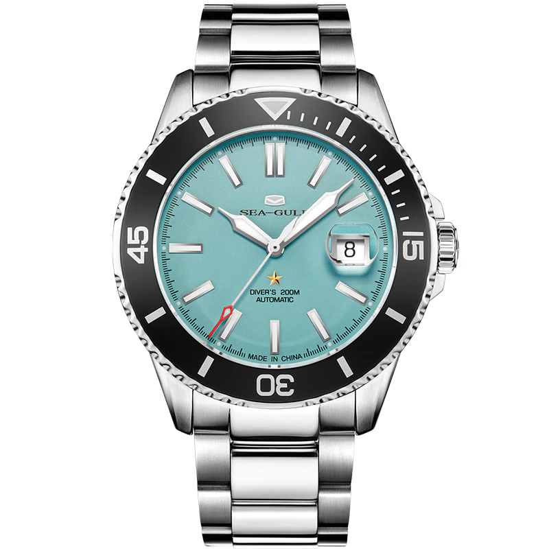 Seagull Ocean Series 200m Waterproof Matte Dial Diving Watch 44mm