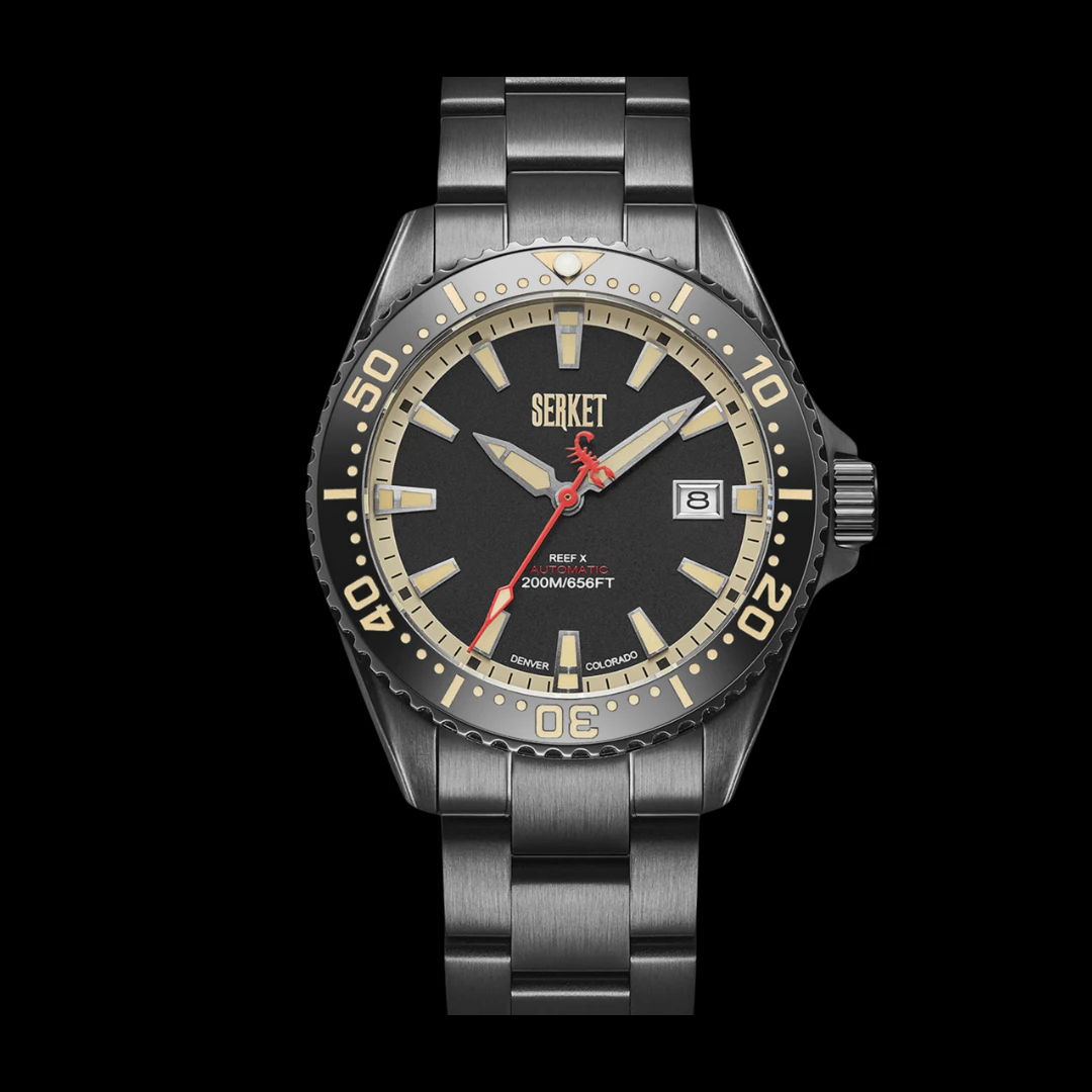 Serket Watch Co REEF X DLC Black