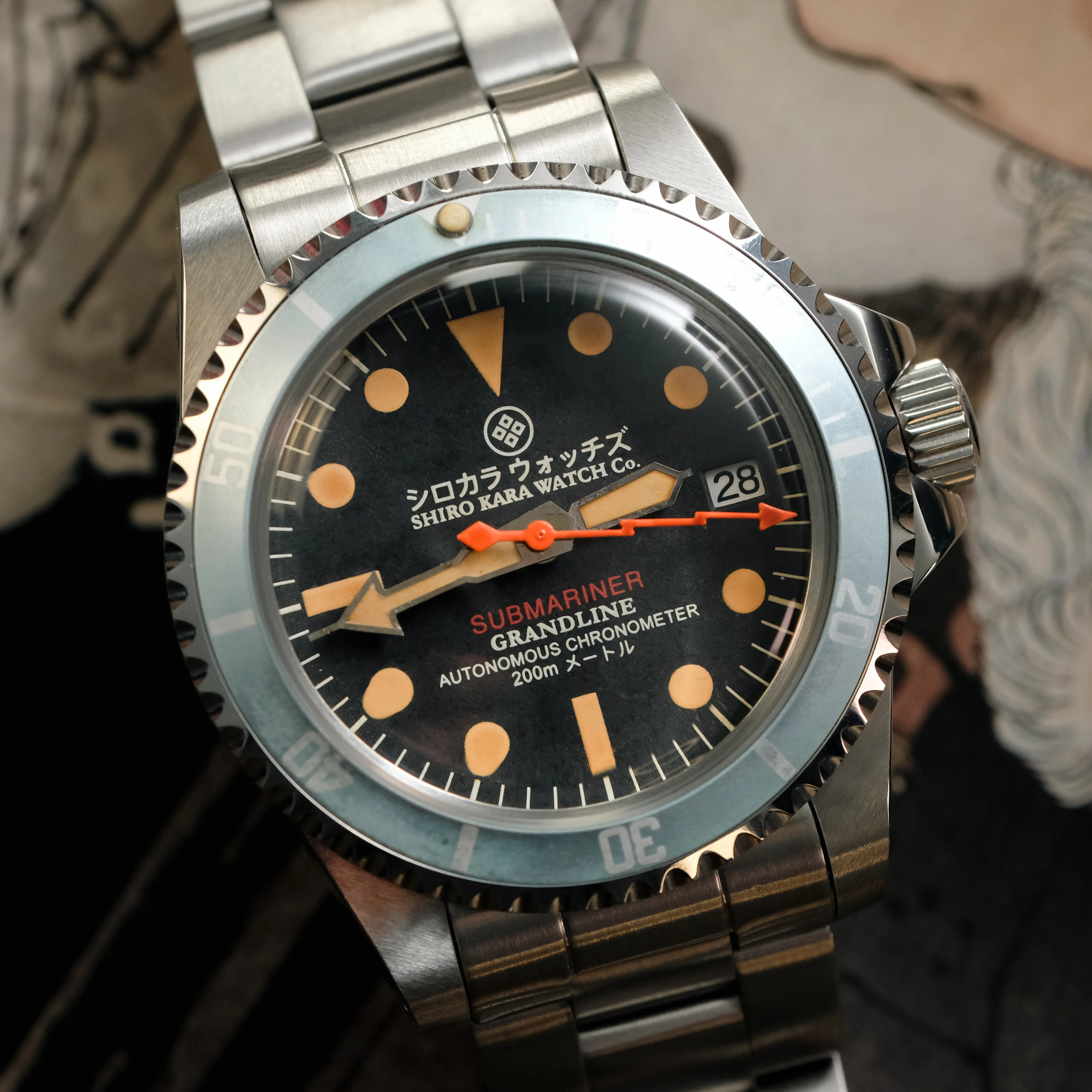 Shiro Kara Vintage (SKV) Diver: Grey Uzumaki #2