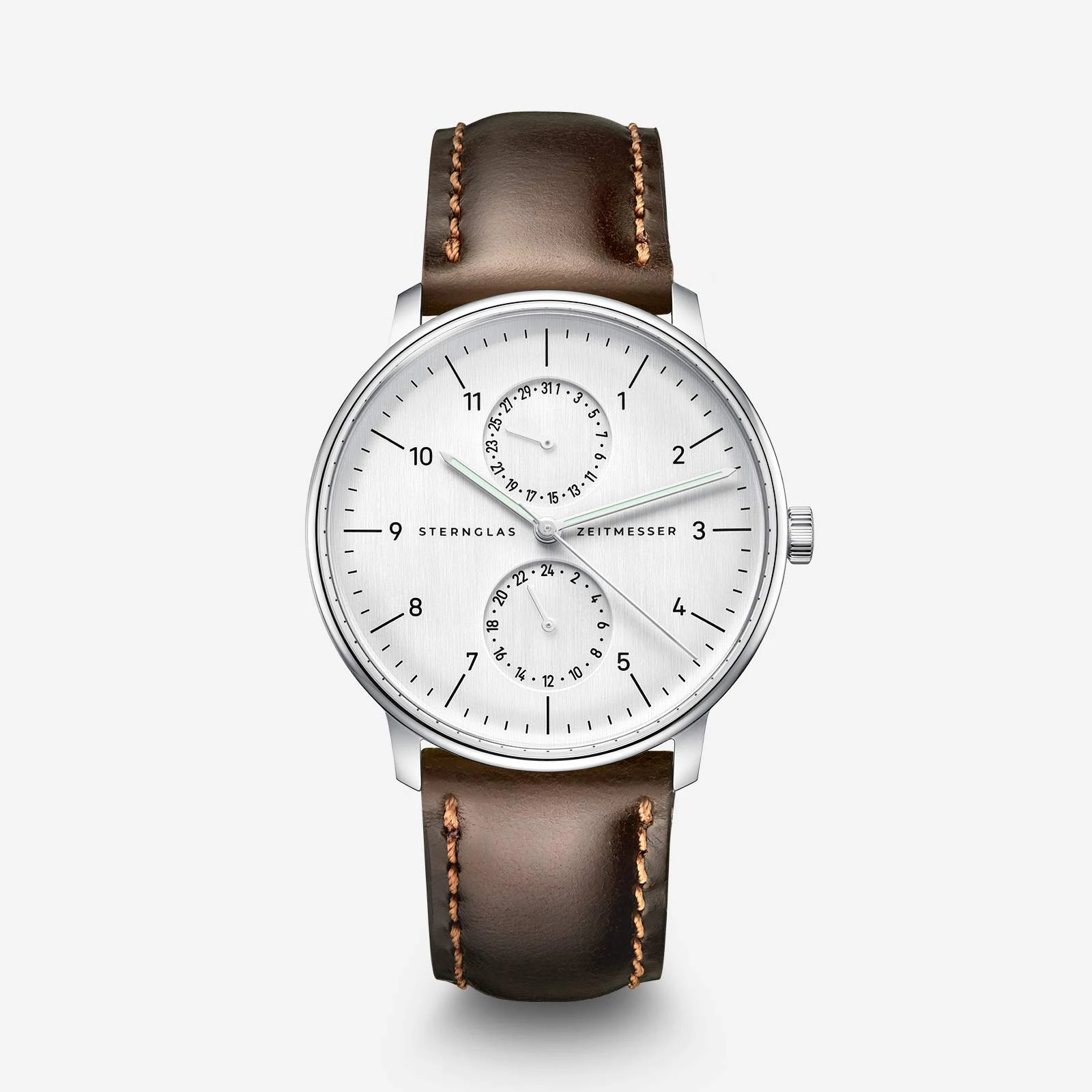 Sternglas Zirkel X silber