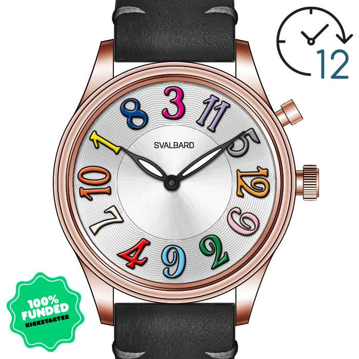 Svalbard Crazy jump hour watch Svalbard Time Travel HX23A