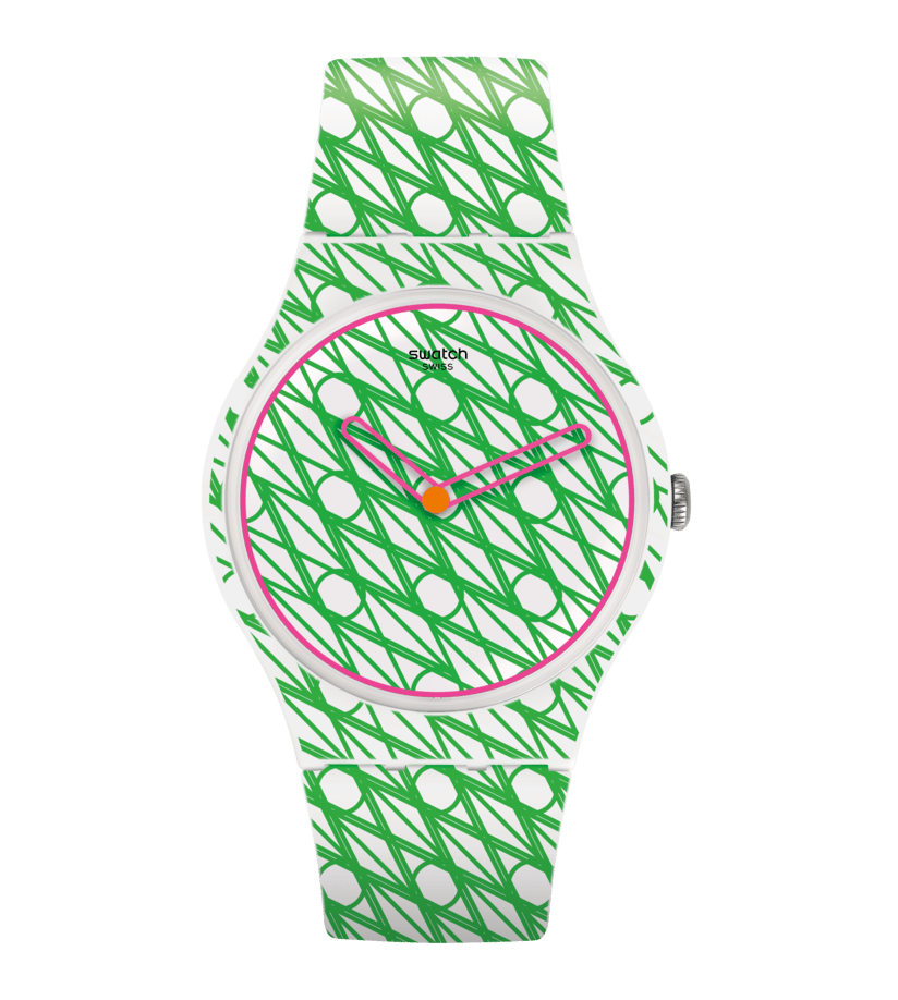 Swatch Duet in Green Pink