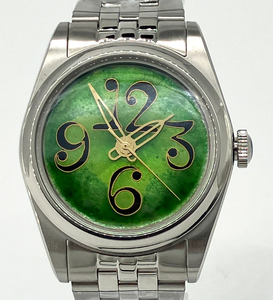 Cincinnati Watch Company The Numbers on Green