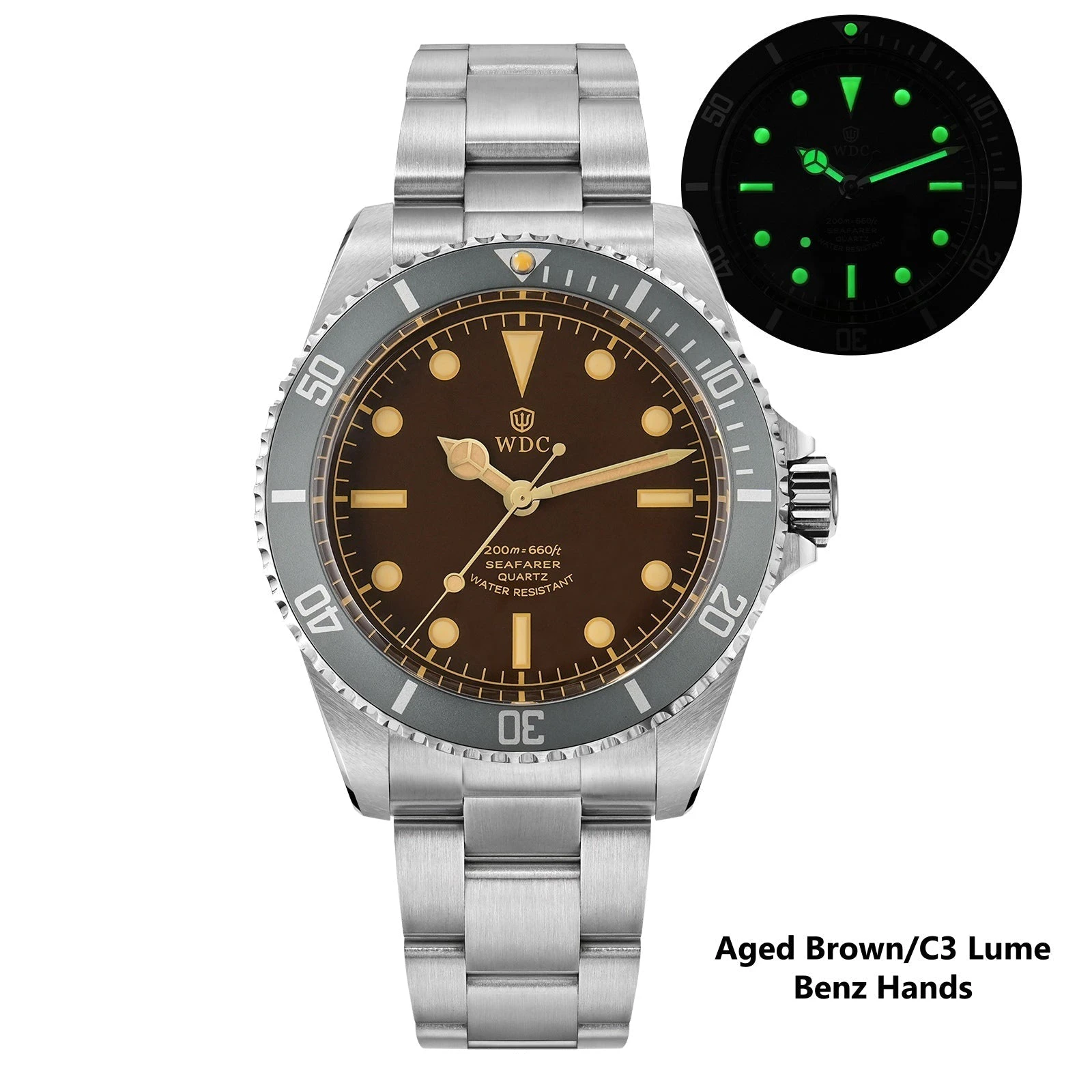 Thorn Watchdives Seafarar WD5513Q 40mm VH31 Sub Diver Watch