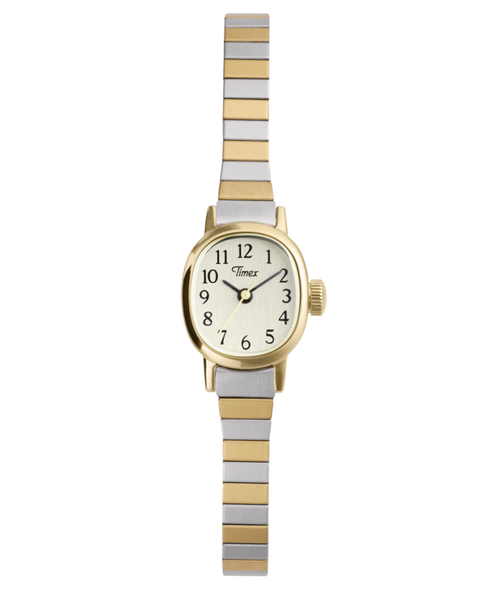 Timex Cavatina Mini 17mm Stainless Steel Expansion Band Watch