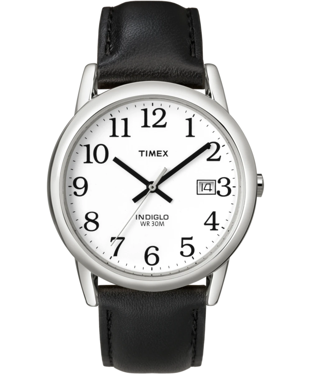 Timex Easy Reader 35mm Leather Strap Watch - T2H281