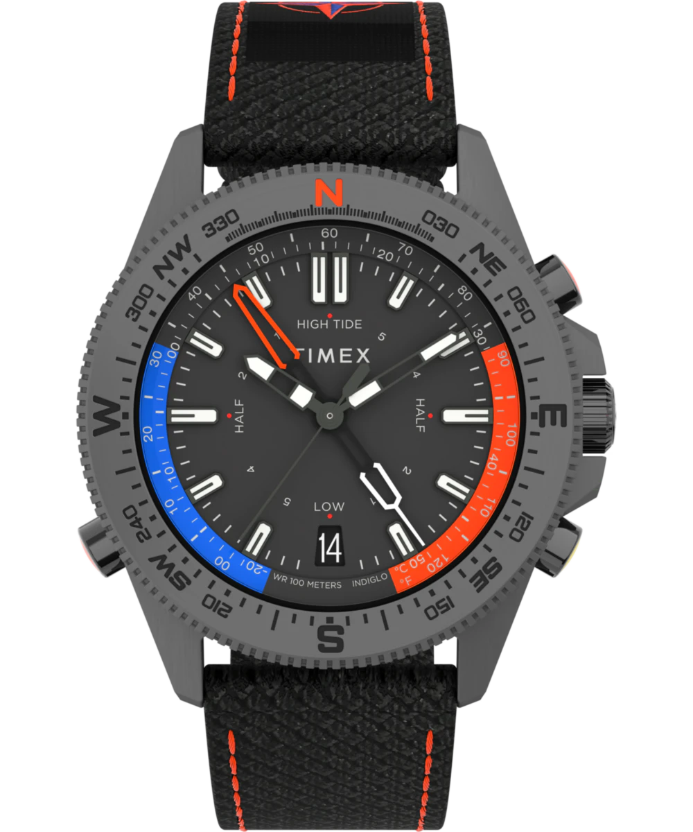 Timex Expedition Tide-Temp-Compass 43mm Eco-Friendly Fabric Strap Watch