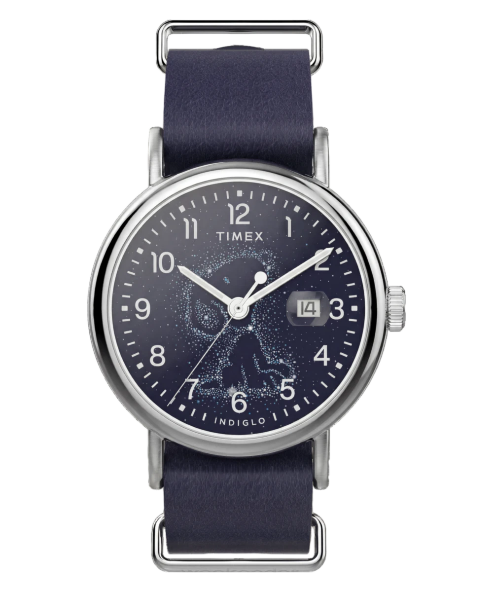 Timex Peanuts x Timex Weekender Astronomy 40mm Leather Strap Watch