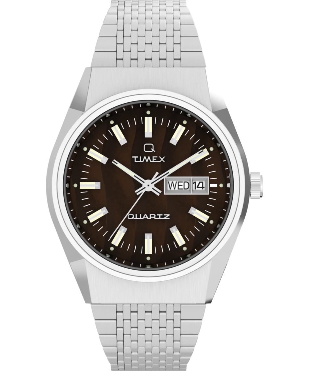 Timex Q Timex Falcon Eye 38mm Stainless Steel Bracelet Watch
