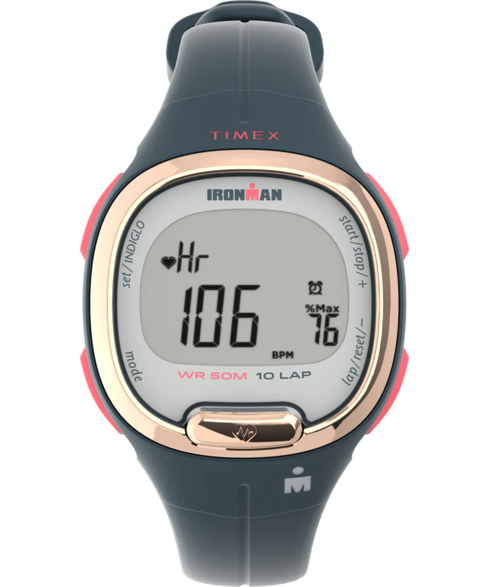 Timex Ironman HeartFIT Transit+ 33mm Resin Strap Activity and Heart Rate Watch