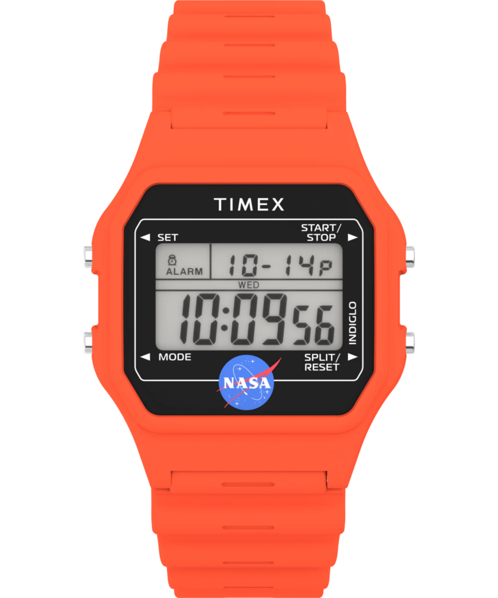 Timex Main Street NASA Artemis Digital 36mm Resin Strap Watch