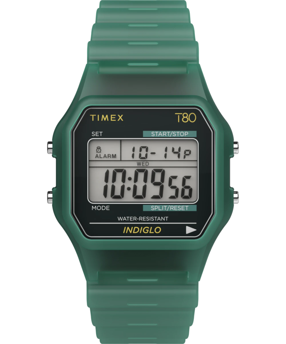 Timex T80 34mm Resin Strap Watch