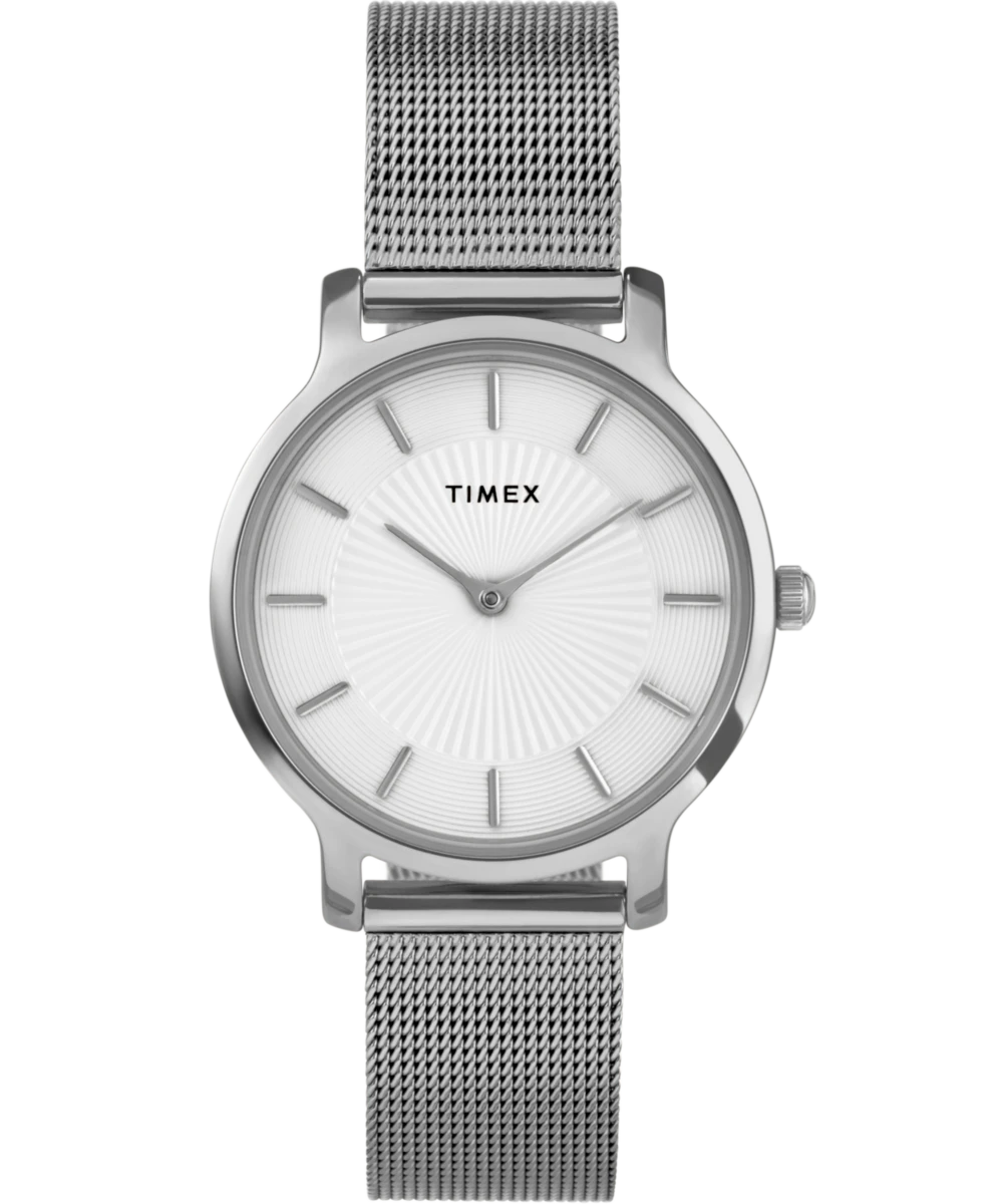Timex Transcend 34mm Stainless Steel Bracelet Watch