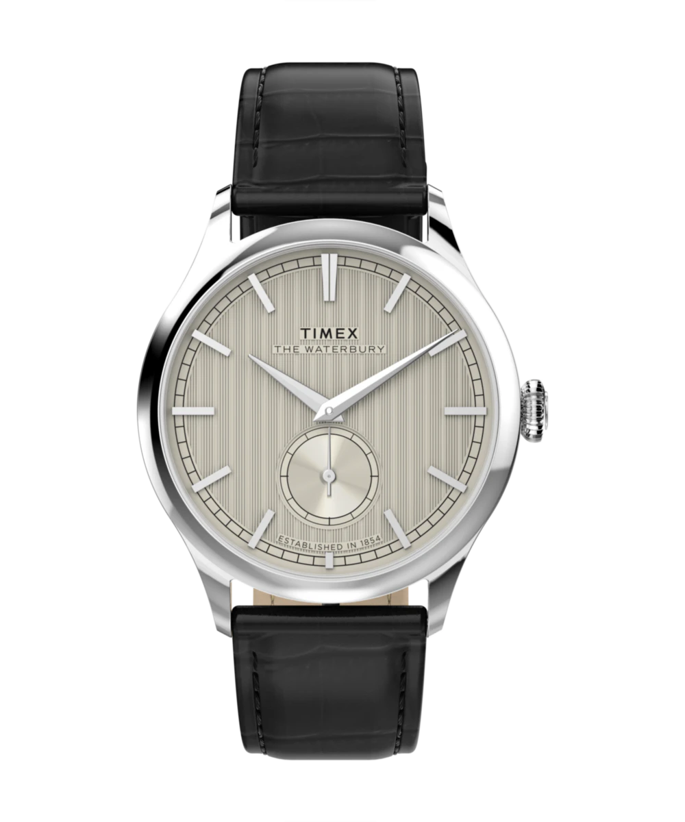 Timex Waterbury Classic Sub-Second 39mm Leather Strap Watch