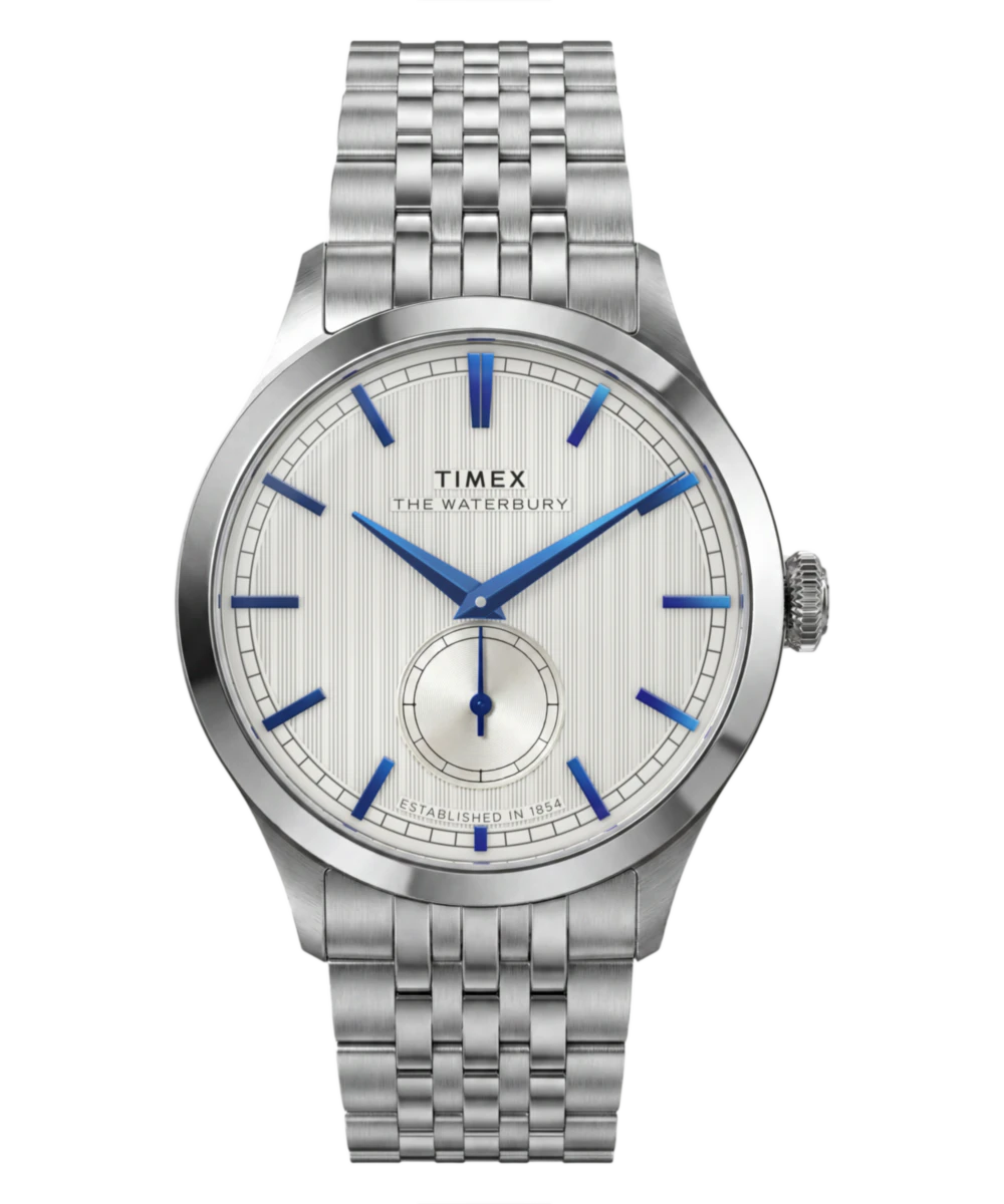 Timex Waterbury Classic Sub-Second 39mm Stainless Steel Bracelet Watch