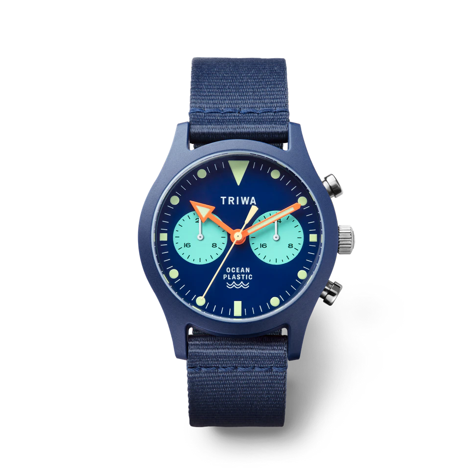 TRIWA Ocean Timer Blue