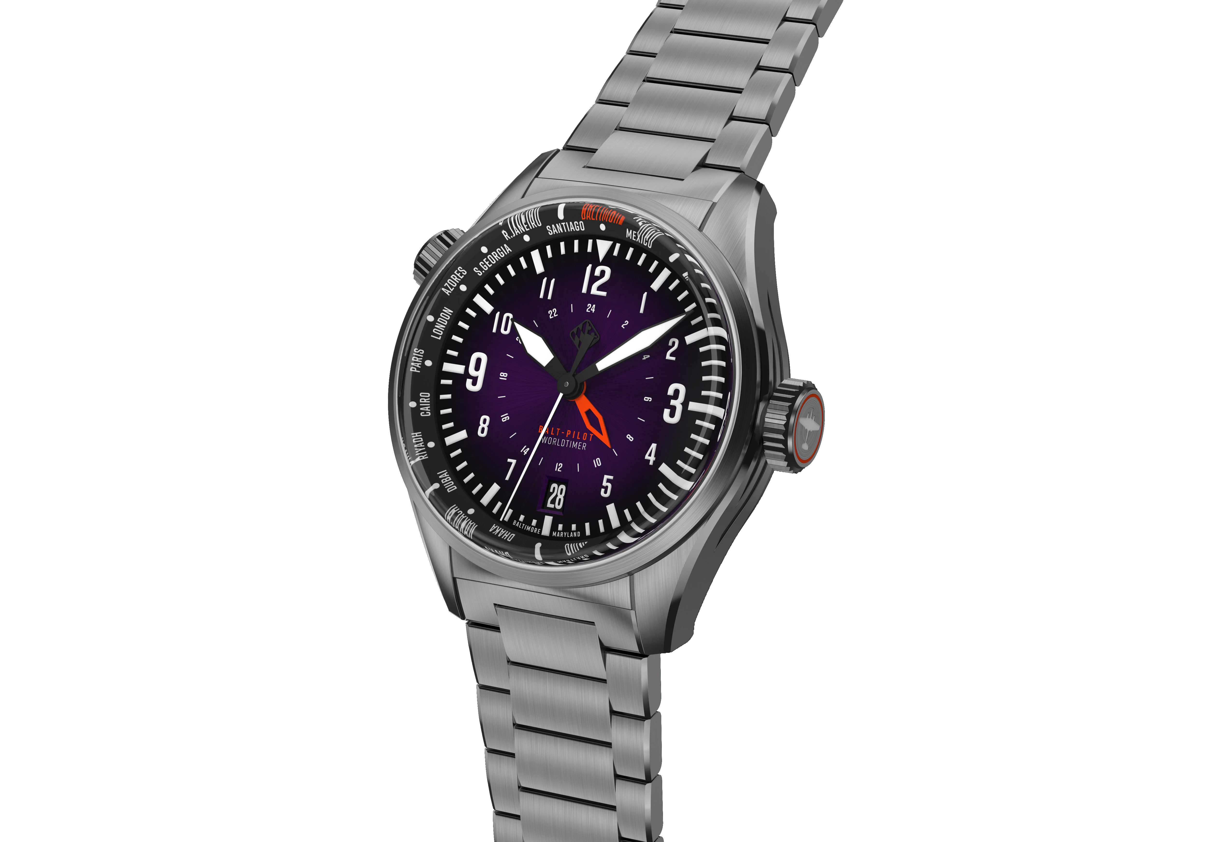 TSAO Baltimore Balt-Pilot Worldtimer Raven