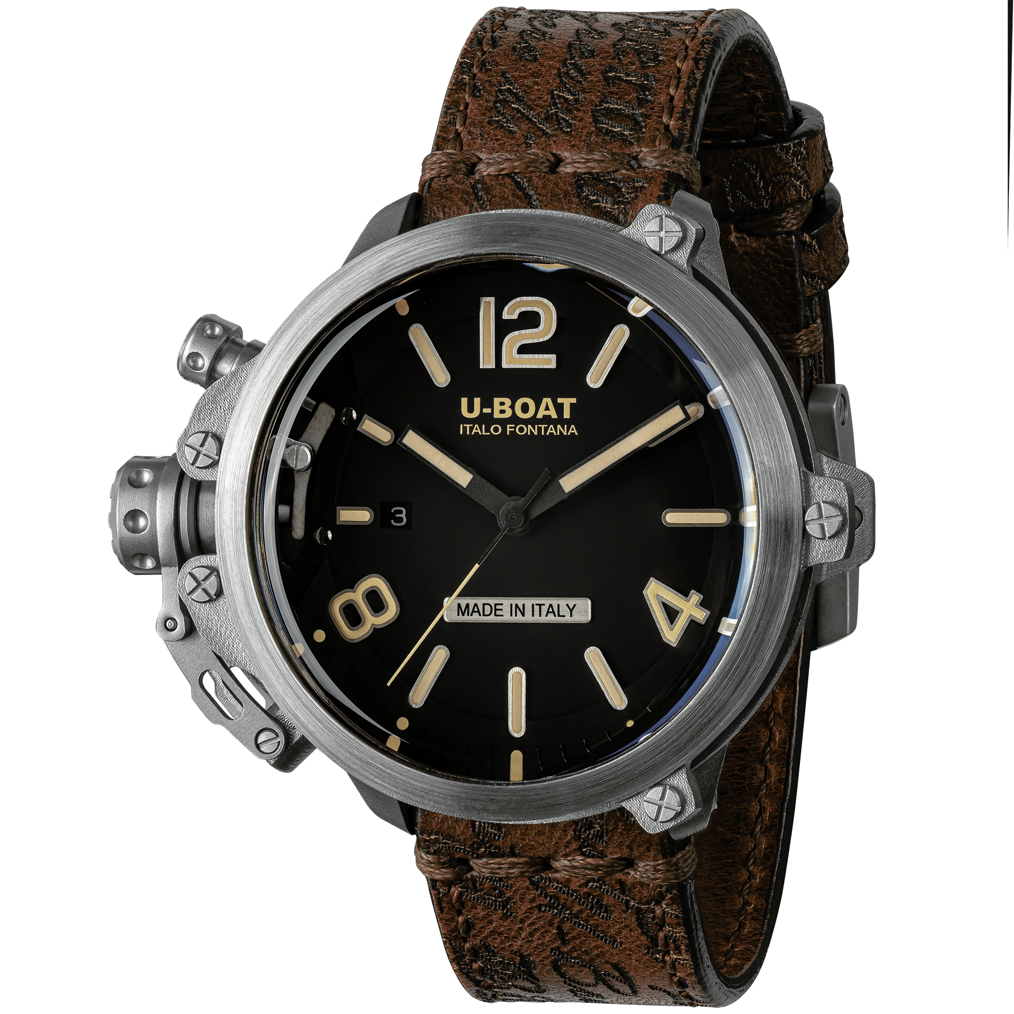 U-Boat CAPSULE 50MM SS BK BE