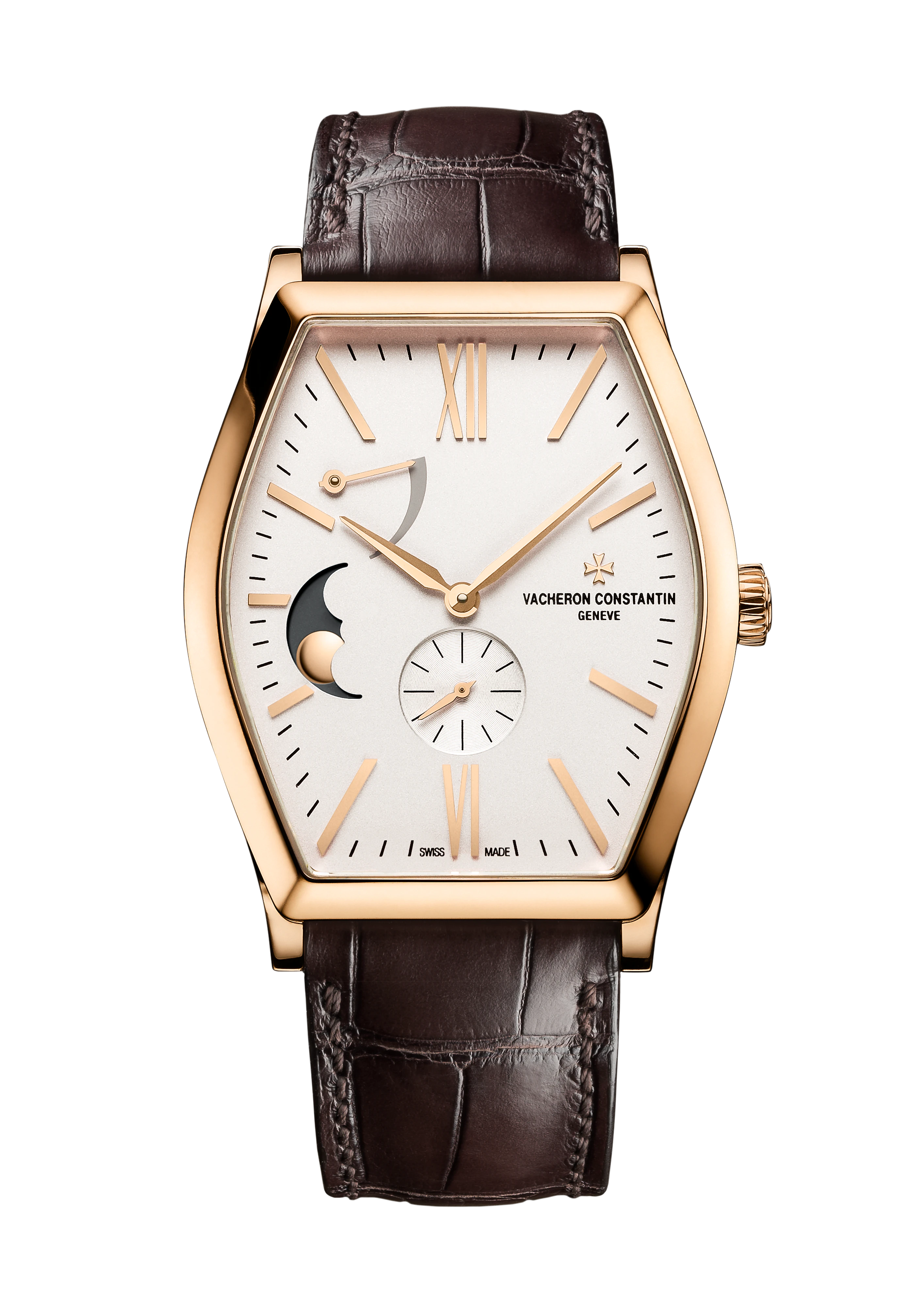 Vacheron Constantin Malte Moon Phase 42 x 36.7mm Pink Gold Watch