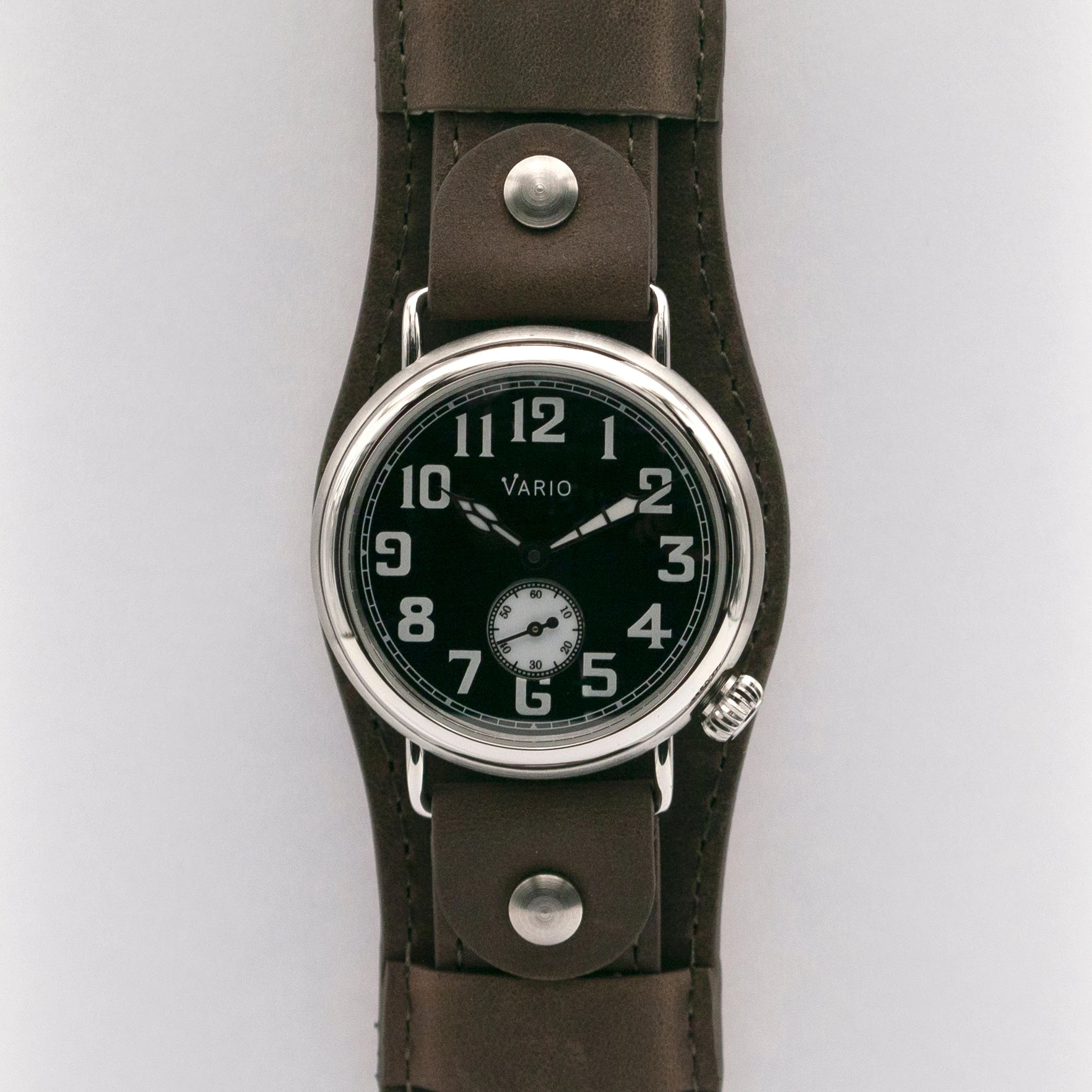 Vario 1918 Trench Black Dial with White Lume Watch