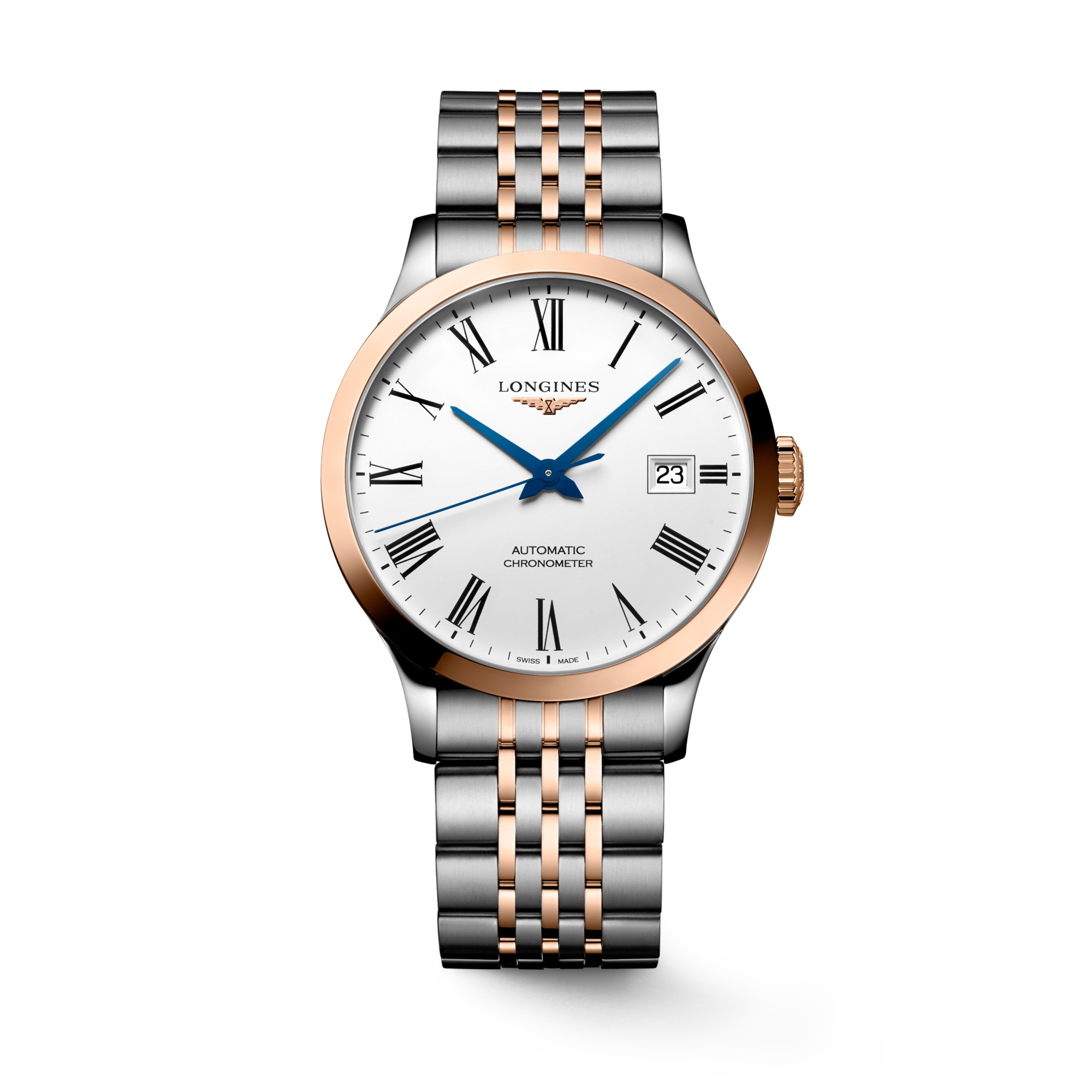 Longines Record 39mm Gold