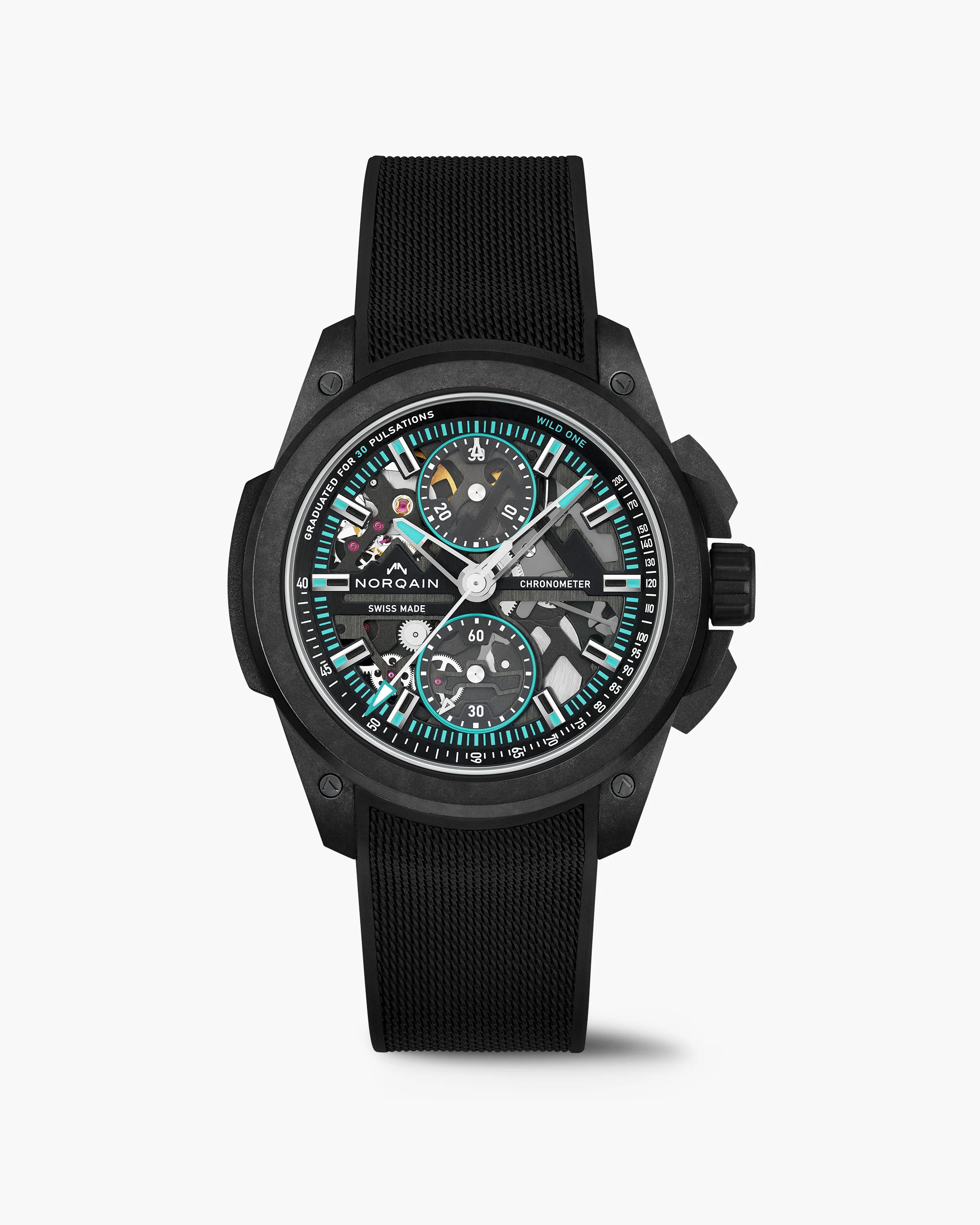 Norqain Wild ONE Skeleton Chrono 42mm Black