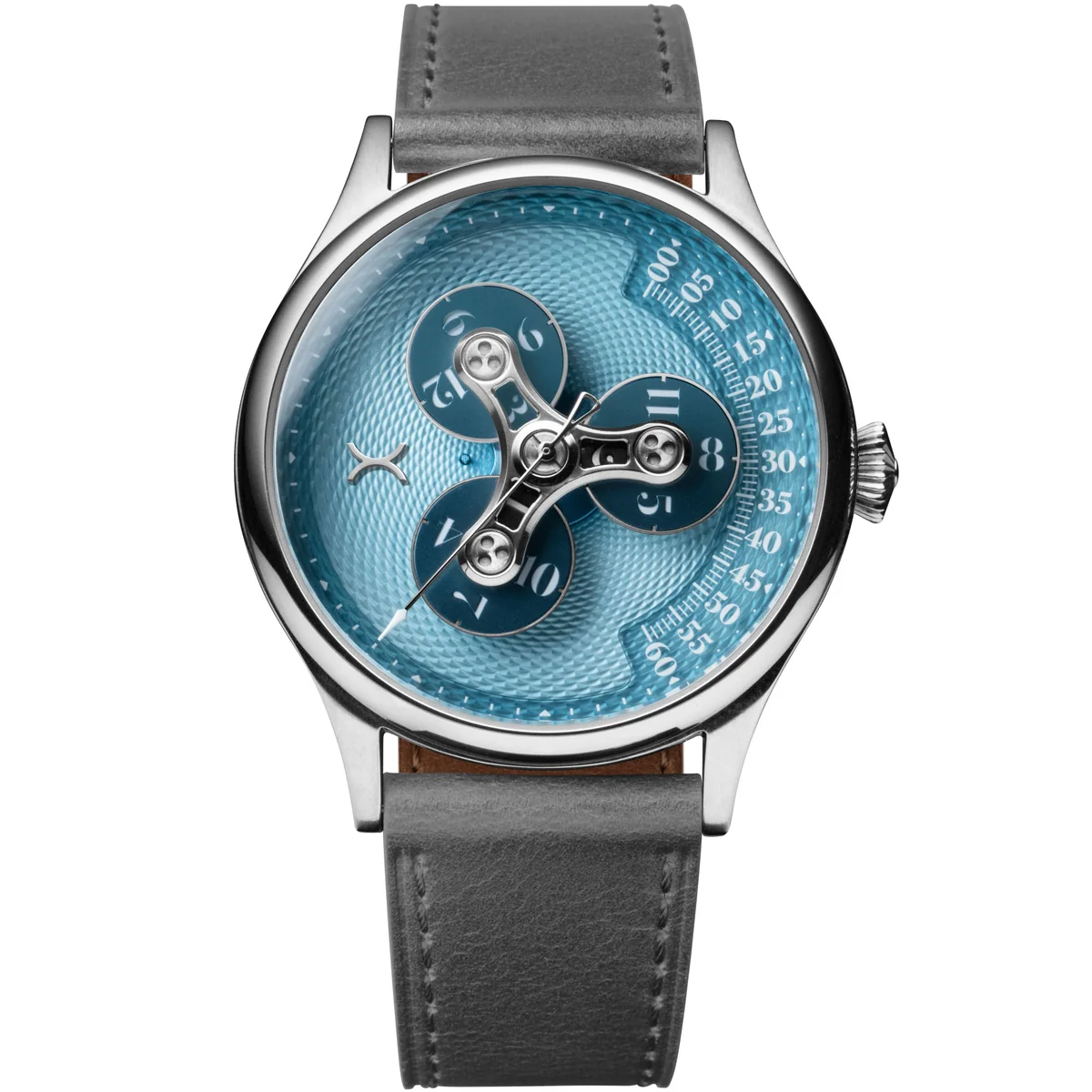 Xeric Triptych II Automatic Wandering Hour Ice Blue