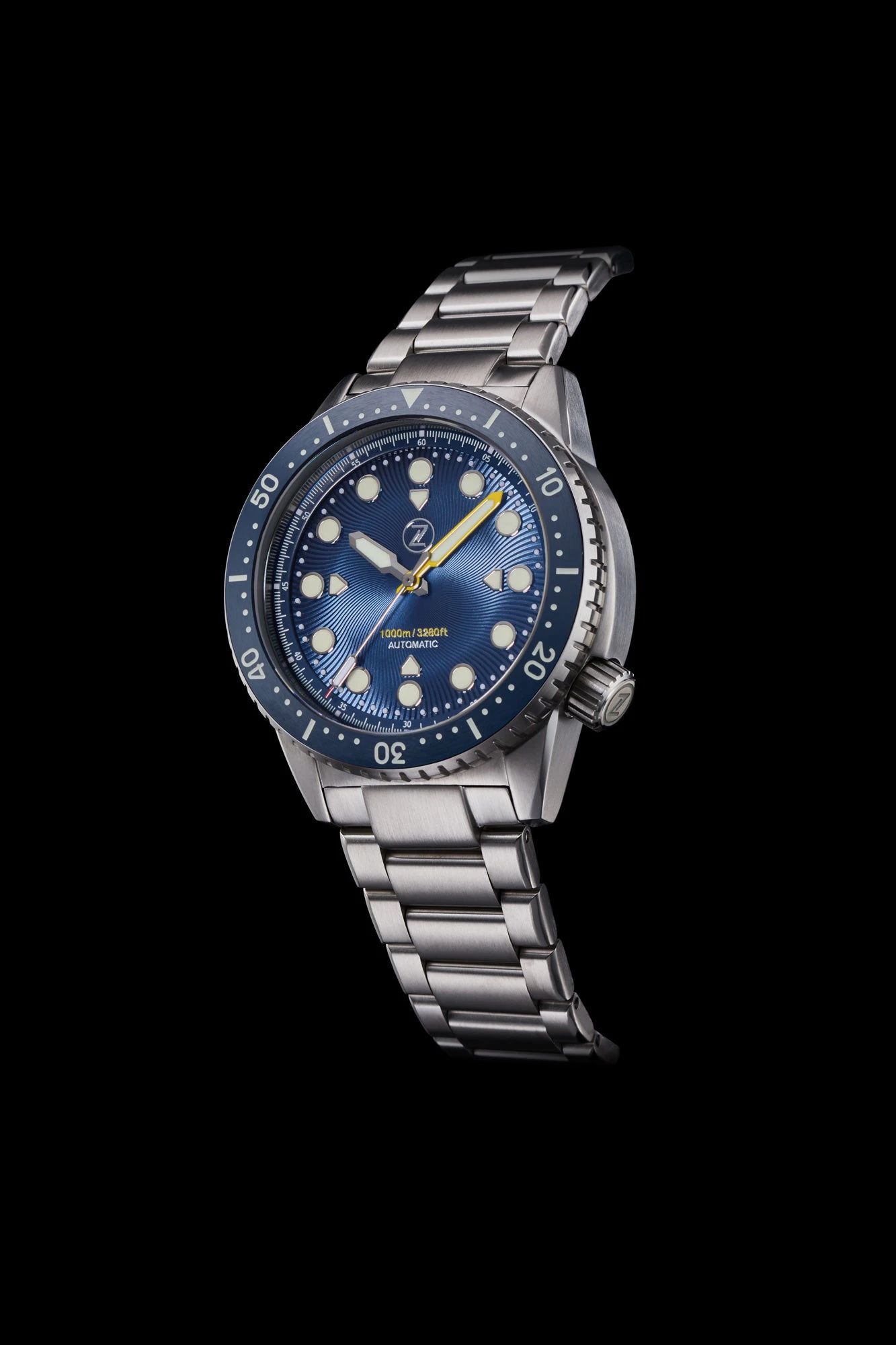 Zelos Great White 1000m Steel Cobalt Blue