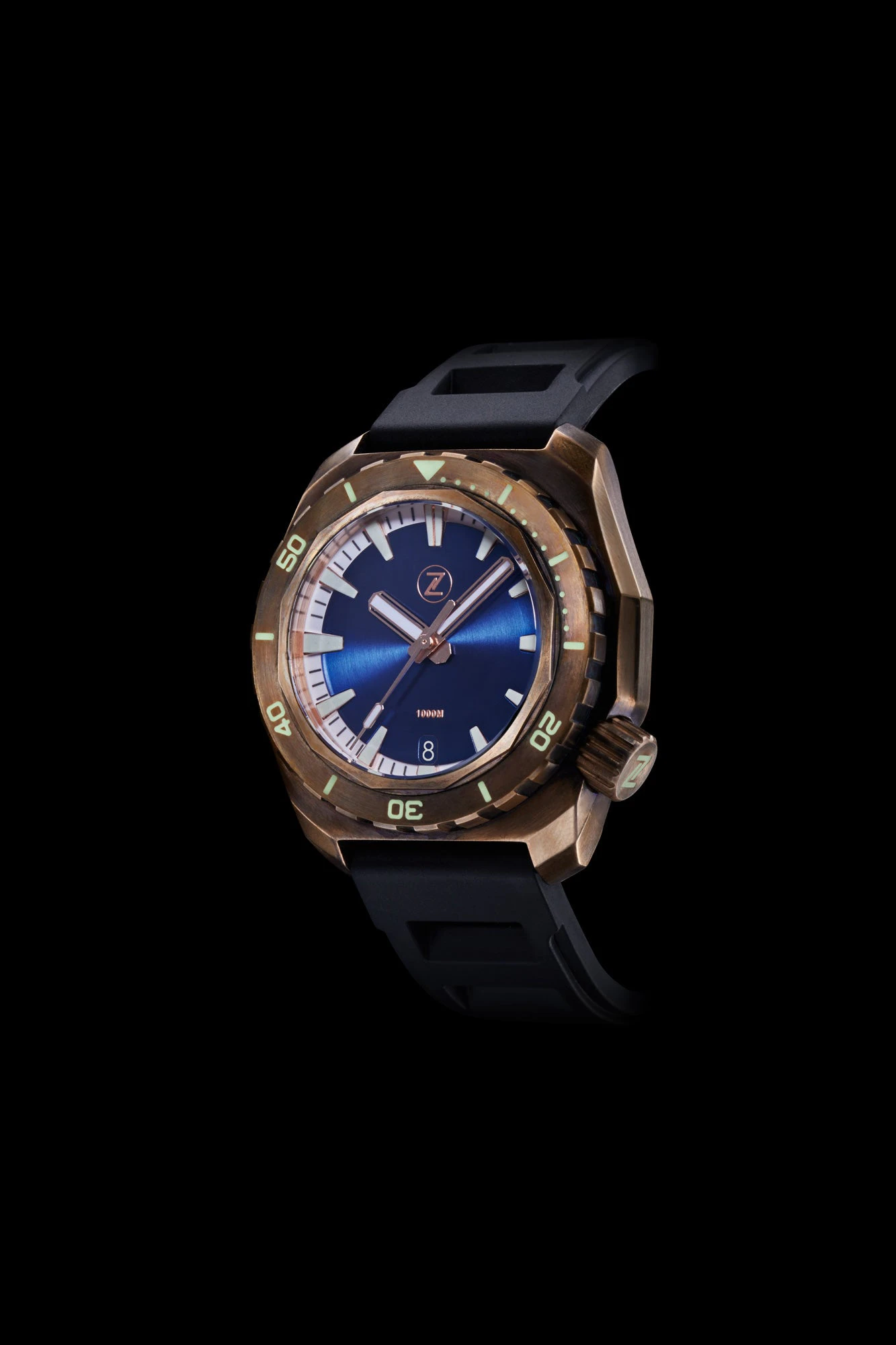 Zelos Hammerhead 1000m Diver Blue