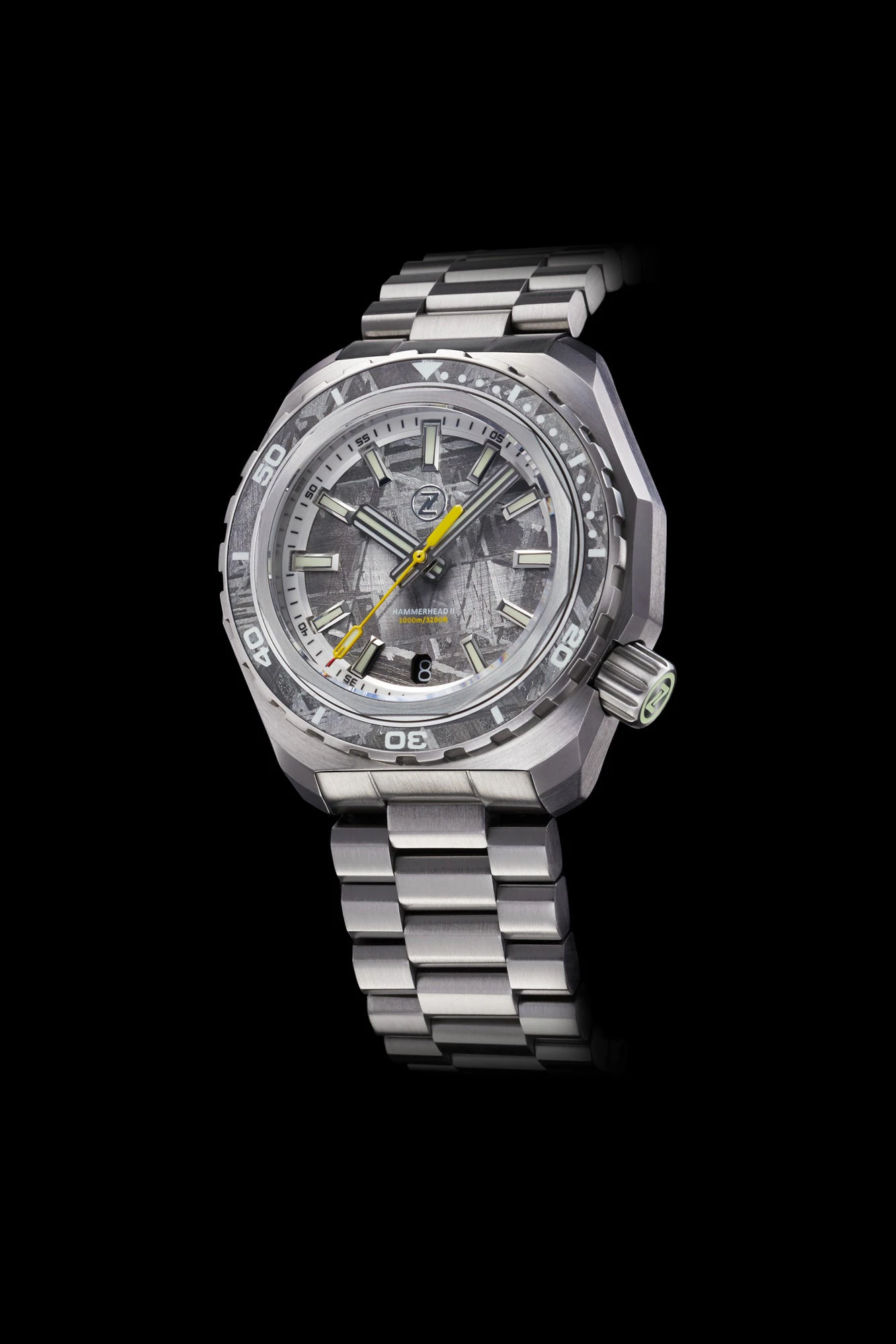 Zelos Hammerhead 2 1000m Steel Meteorite ETA2892