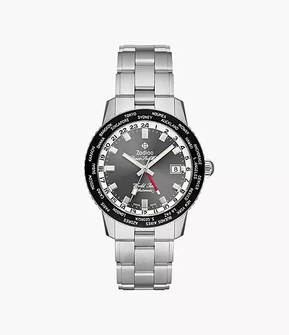 Zodiac Super Sea Wolf GMT World Time