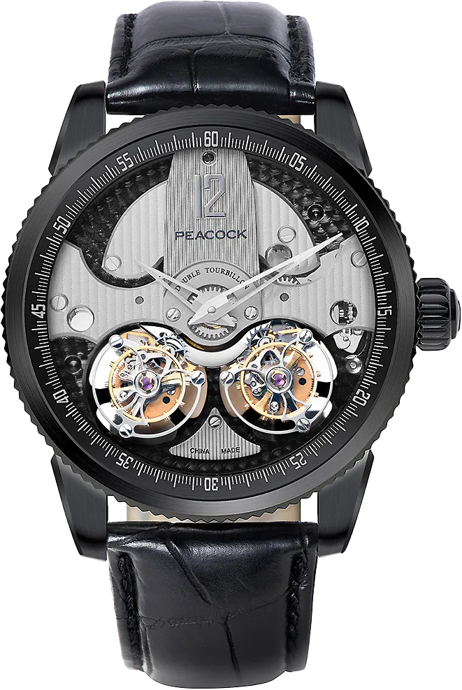 Peacock Watches King Returns Dual Tourbillon Watch