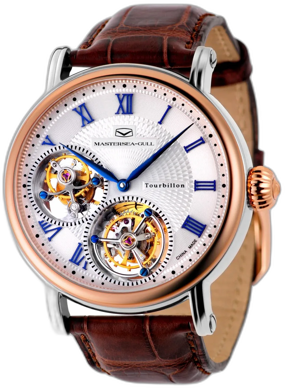 Seagull Master Series Transparent Caseback Double Tourbillon 43mm