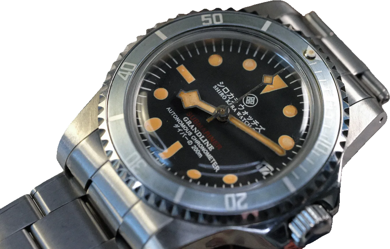 Shiro Kara Vintage Diver: Grey Sky