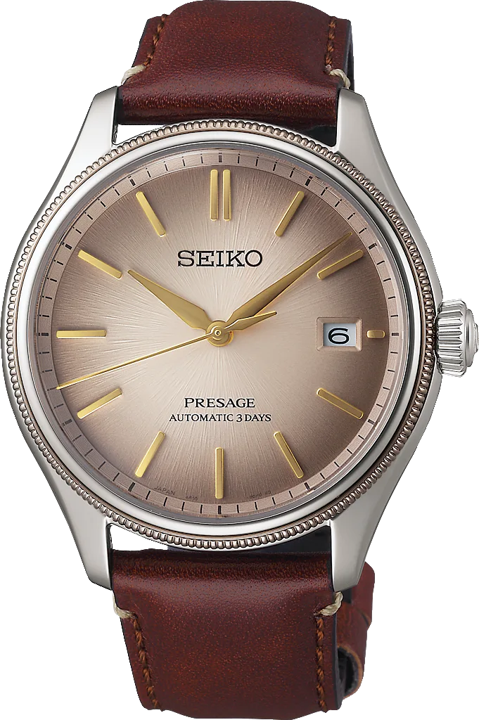 Presage Classic Series Upcycled Leather Strap Limited Edition