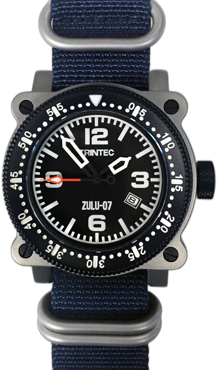 Trintec ZULU-07 PRO / Stainless/Blue / Automatic
